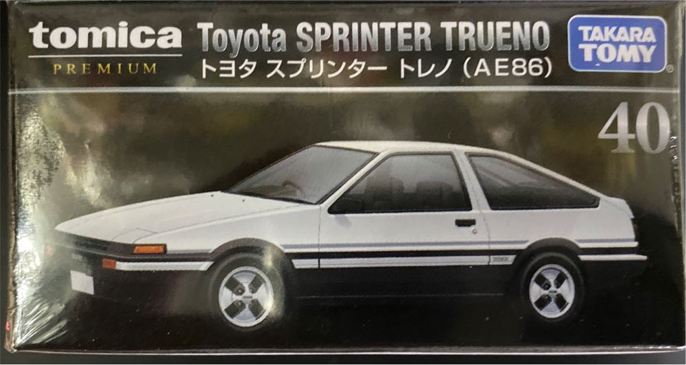 Toyota Sprinter Trueno Ae86 Initial D - Tomica Premium action figure collectible [Barcode 4904810162070] - Main Image 1