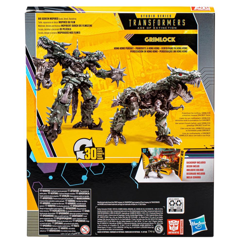 Grimlock: Transformers Studio Series BUZZWORTHY BUMBLEBEE "Leader  Class” (Transformers: Age Of Extinction) - Hasbro (Transformers Studio Series: BUZZWORTHY BUMBLEBEE (Transformers: Age Of Extinction)) action figure collectible [Barcode 5010996137982] - Main Image 4