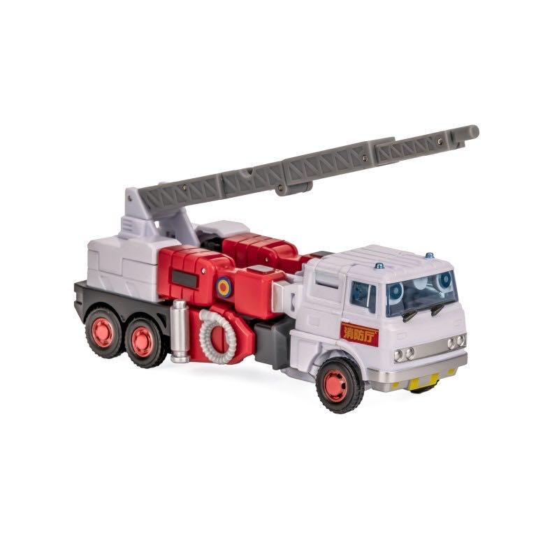 H46W Backdraft (White Version) - Newage (Transformers 3rd Party) action figure collectible - Main Image 3