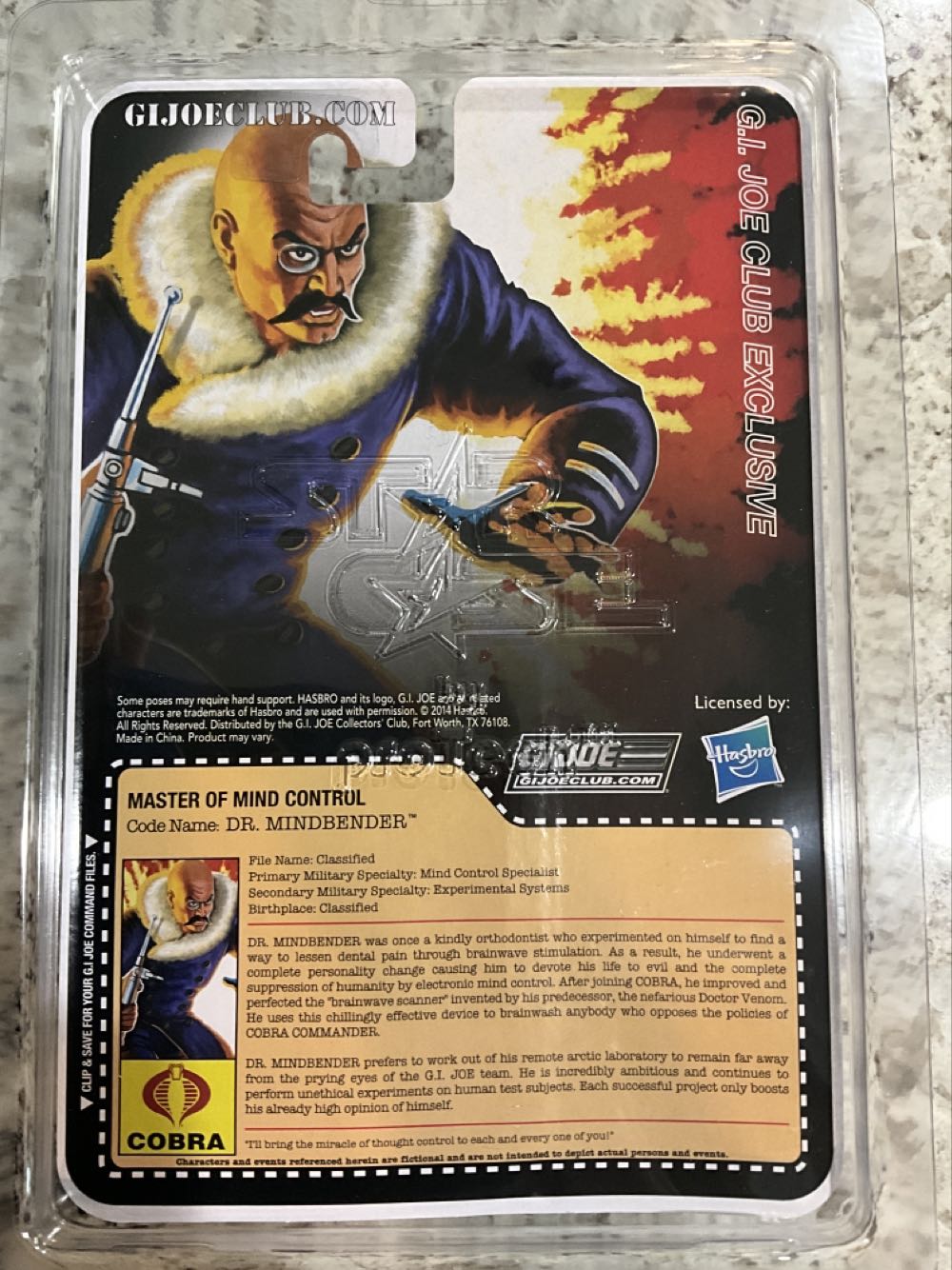 Dr. Mindbender  (G.i. Joe Collector’s Club Exclusive) action figure collectible - Main Image 2