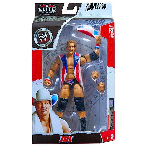 JBL - BEST OF RUTHLESS AGGRESSION SERIES 5 (EXCLUSIVE) - Mattel (Attire Date: 2004–2005 WWE Championship reign (Ruthless Aggression era)) action figure collectible [Barcode 194735137169] - Main Image 2