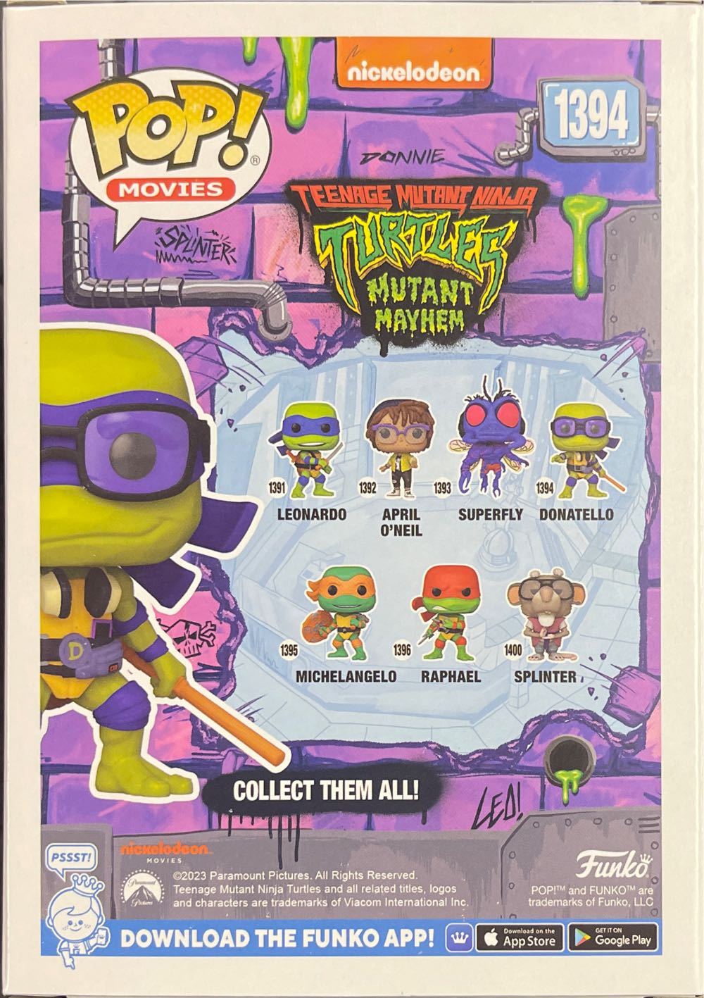 TMNT- Donatello Funko 1394 - Funko action figure collectible [Barcode 889698723350] - Main Image 2