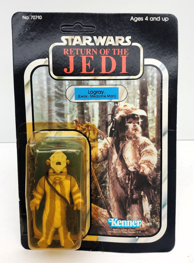 Star Wars: Logray (Ewok Medicine Man) - Kenner (Return Of The Jedi) action figure collectible - Main Image 3