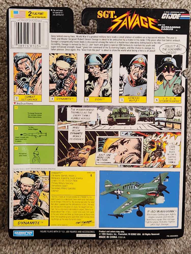 Dynamite - Hasbro Toy (G. I. JOE) action figure collectible [Barcode 038976810347] - Main Image 2