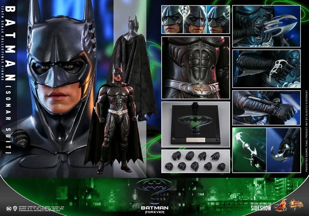 Batman (Sonar Suit) - Hot Toys 1:6 Scale Figure (Batman Forever) action figure collectible - Main Image 3