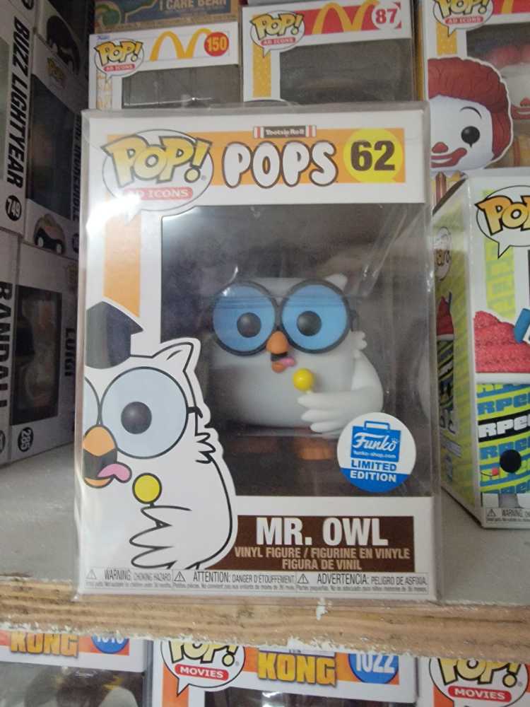 Ad Icons Tootsie Roll Pops Mr. Owl   action figure collectible - Main Image 1