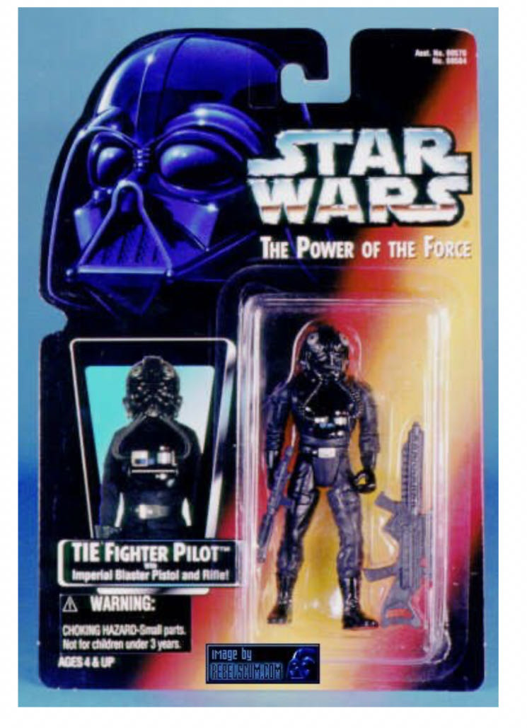 Star Wars: TIE Fighter Pilot - Kenner (Power of The Force 2) action figure collectible - Main Image 3