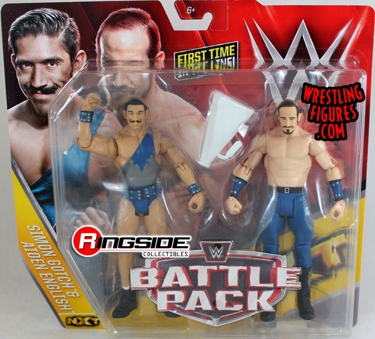 Aiden English - Mattel (WWE Basic Battle Pack Series 41) action figure collectible - Main Image 3