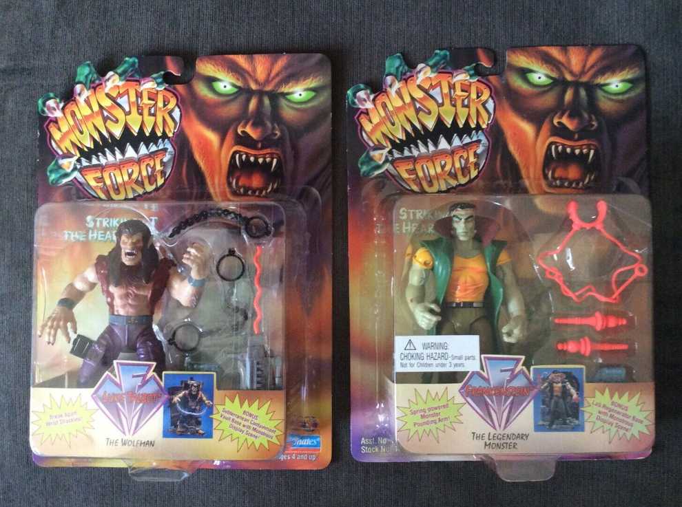 Playmates Toys Monster Force Luke Talbot The Wolfman  action figure collectible [Barcode 043377016014] - Main Image 4