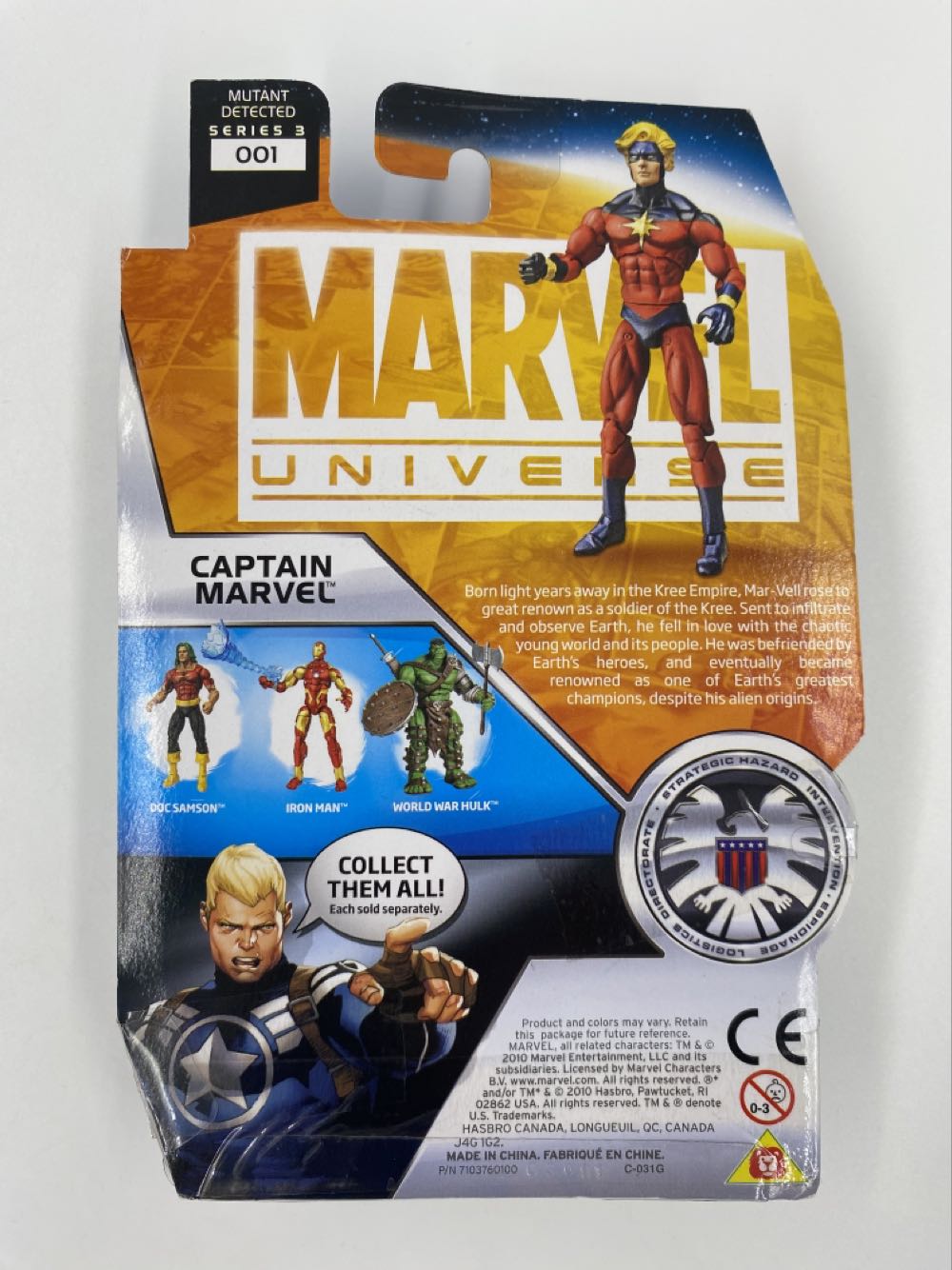 Marvel: Captain Marvel - Hasbro (Marvel Universe S.H.I.E.L.D. Series) action figure collectible - Main Image 3