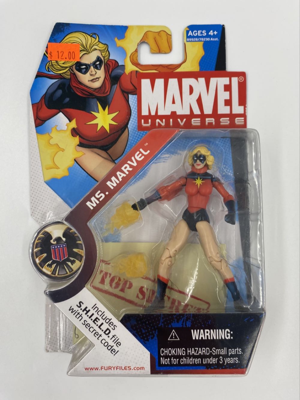 Marvel: Ms. Marvel (Carol Danvers) - Hasbro (Marvel Universe Fury Files) action figure collectible - Main Image 2
