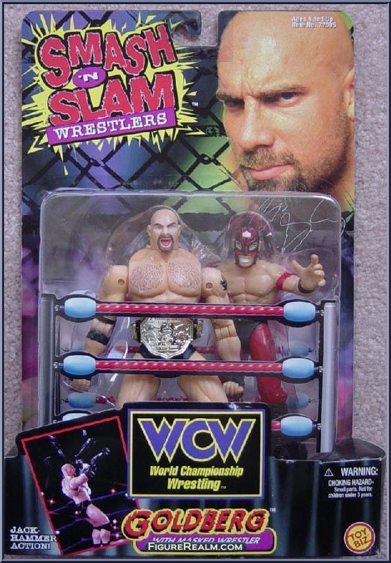 Goldberg [Red Masked Wrestler] - Toy Biz (WCW - Toy Biz) action figure collectible - Main Image 2