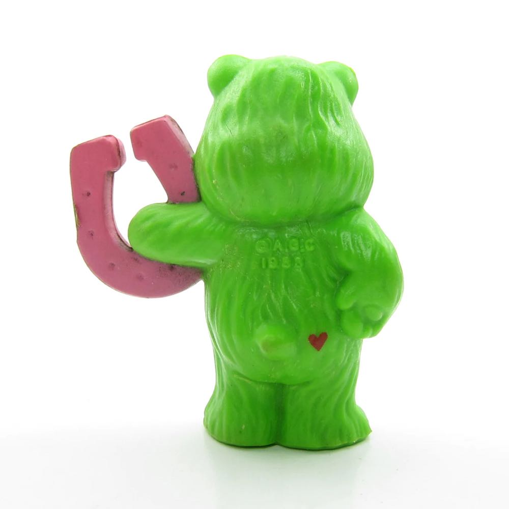 Care Bears: Good Luck Bear (Holding a Lucky Horseshoe) - Kenner (Care Bear Cousins) action figure collectible - Main Image 2
