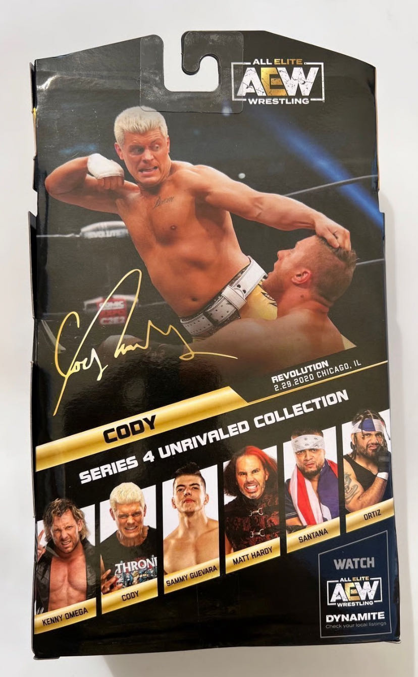 Cody Rhodes - Jazwares AEW (AEW Unrivaled Collection - Series 4) action figure collectible - Main Image 2