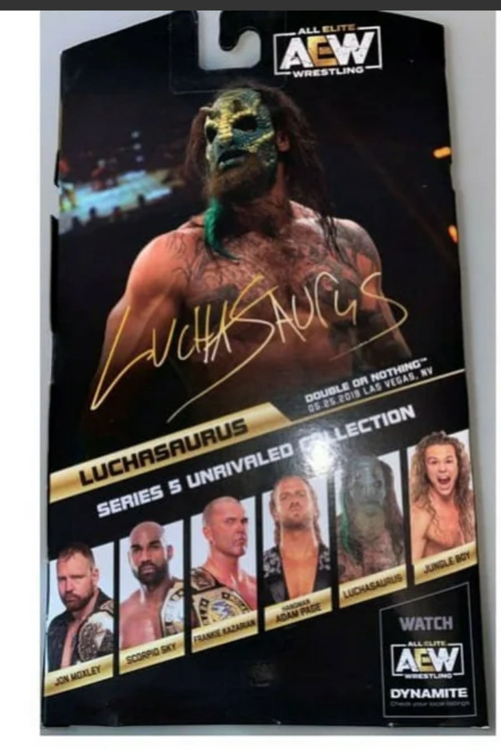 Luchasaurus - Jazwares AEW (AEW Unrivaled Collection - Series 5) action figure collectible - Main Image 2