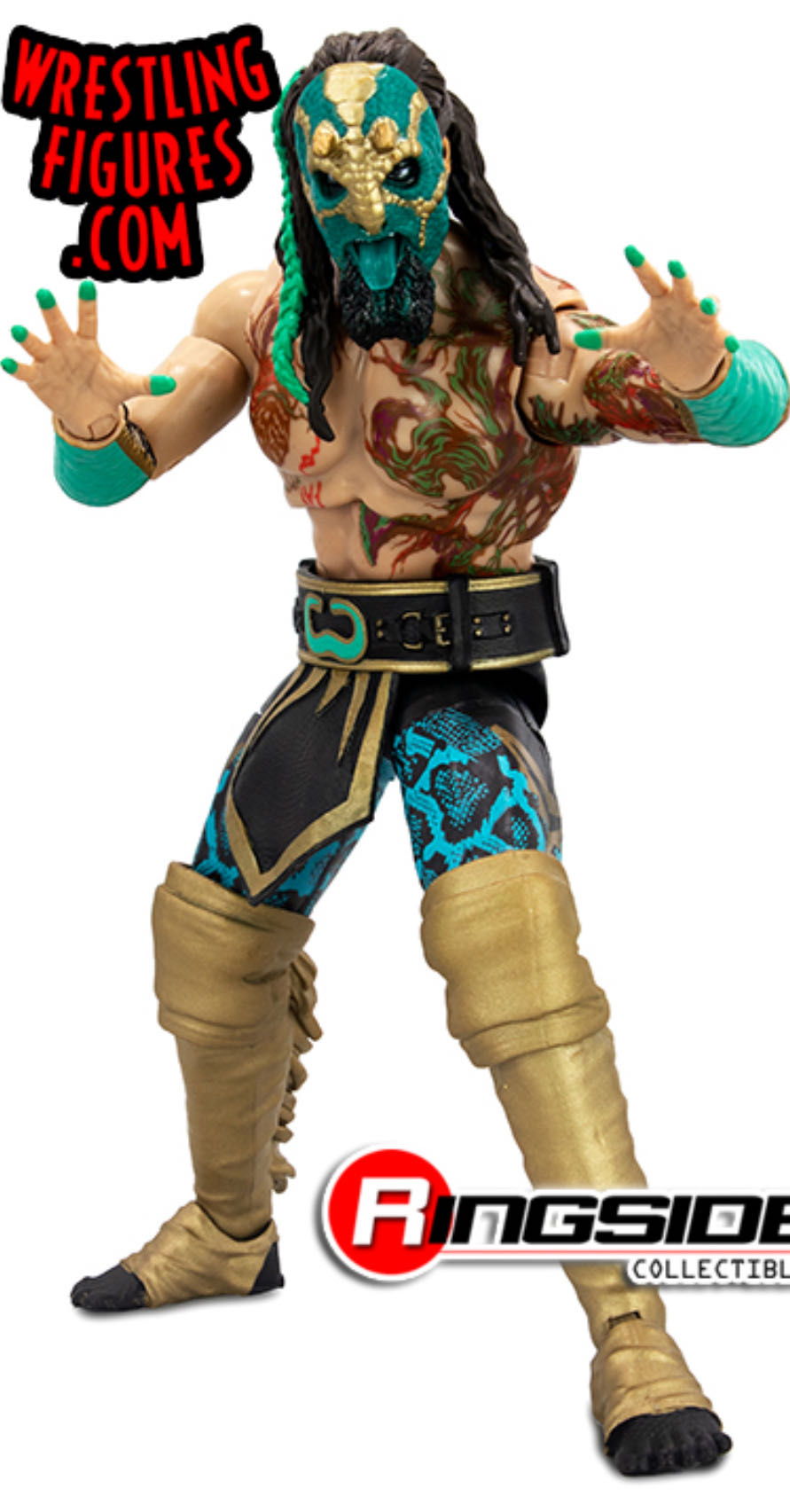 Luchasaurus - Jazwares AEW (AEW Unrivaled Collection - Series 5) action figure collectible - Main Image 4