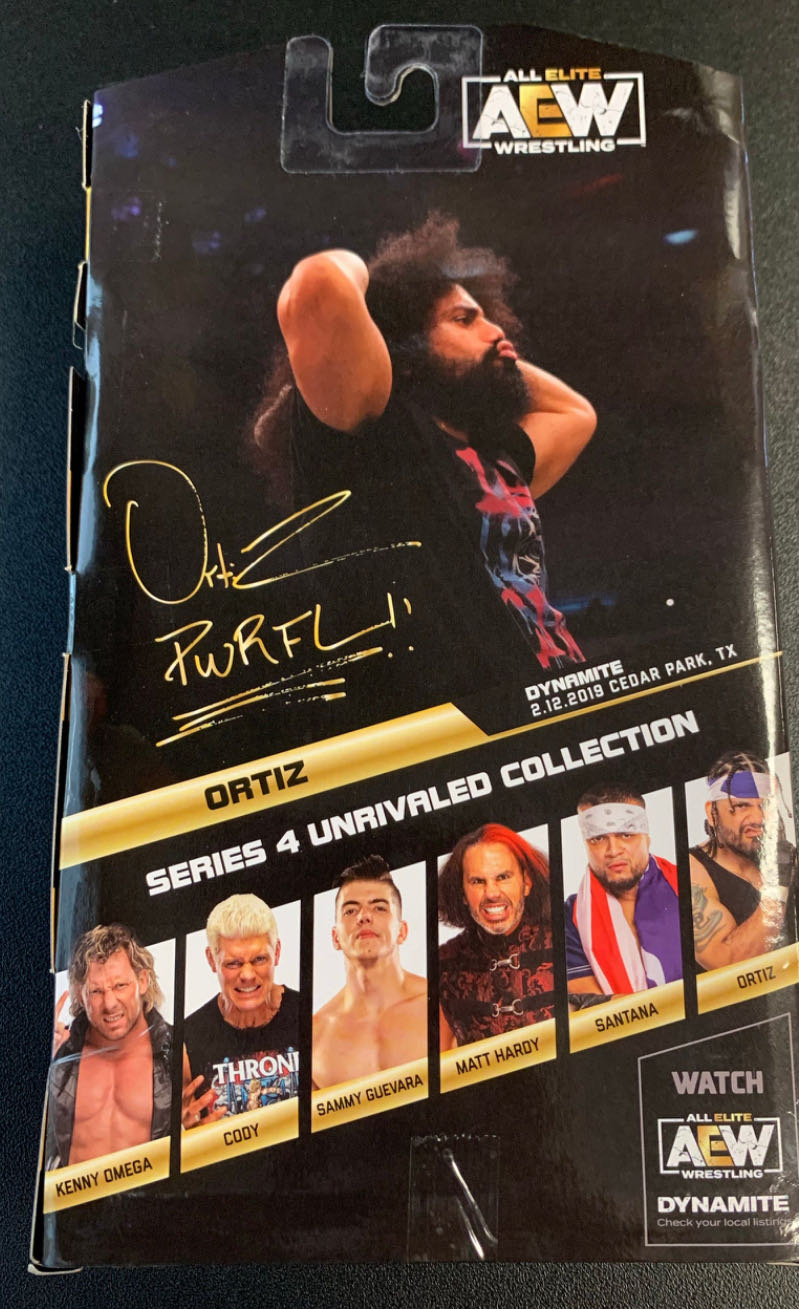 Ortiz - Jazwares AEW (AEW Unrivaled Collection - Series 4) action figure collectible - Main Image 2