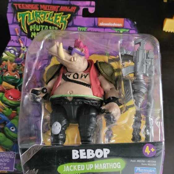 Bebop - Playmates -Mutant Mayhem (Teenage Mutant Ninja Turtles: Mutant Mayhem) action figure collectible [Barcode 043377832898] - Main Image 2