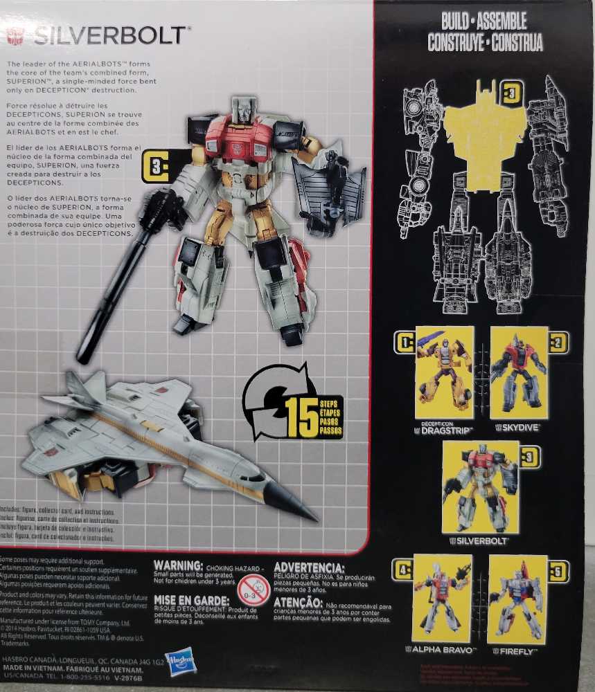Silverbolt Superion Aerialbot 1st 3/5 - Hasbro (Combiner Wars) action figure collectible - Main Image 4