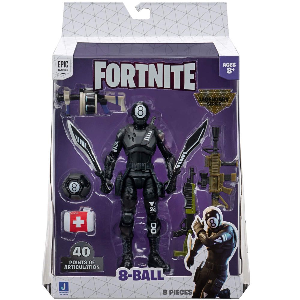 Fortnite: 8-Ball - Jazwares (Fortnite Legendary Series) action figure collectible - Main Image 2