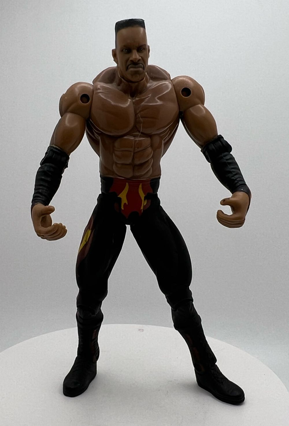 Booker T [Black Pants] - Toy Biz (WCW - Toy Biz) action figure collectible - Main Image 2