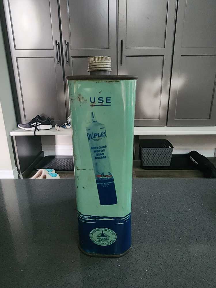 Duplex Outboard Special Motor Oil (Full Can)  action figure collectible - Main Image 2