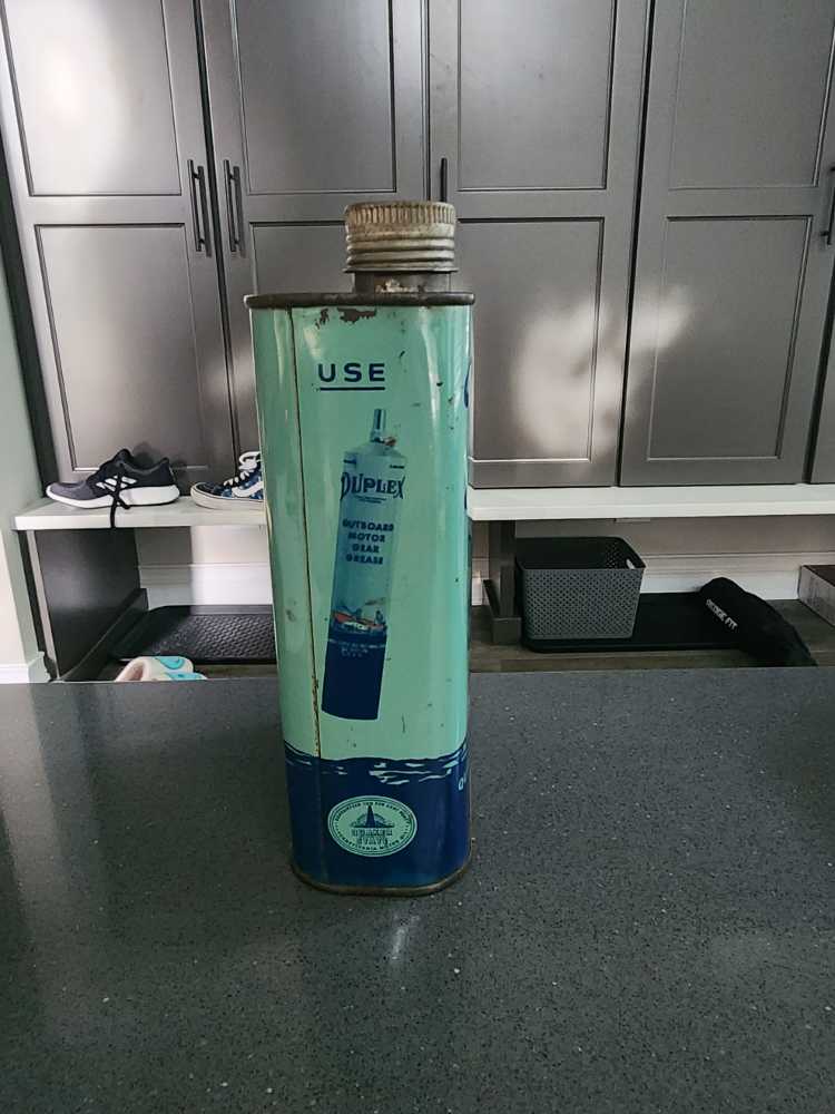 Duplex Outboard Special Motor Oil (Full Can)  action figure collectible - Main Image 4