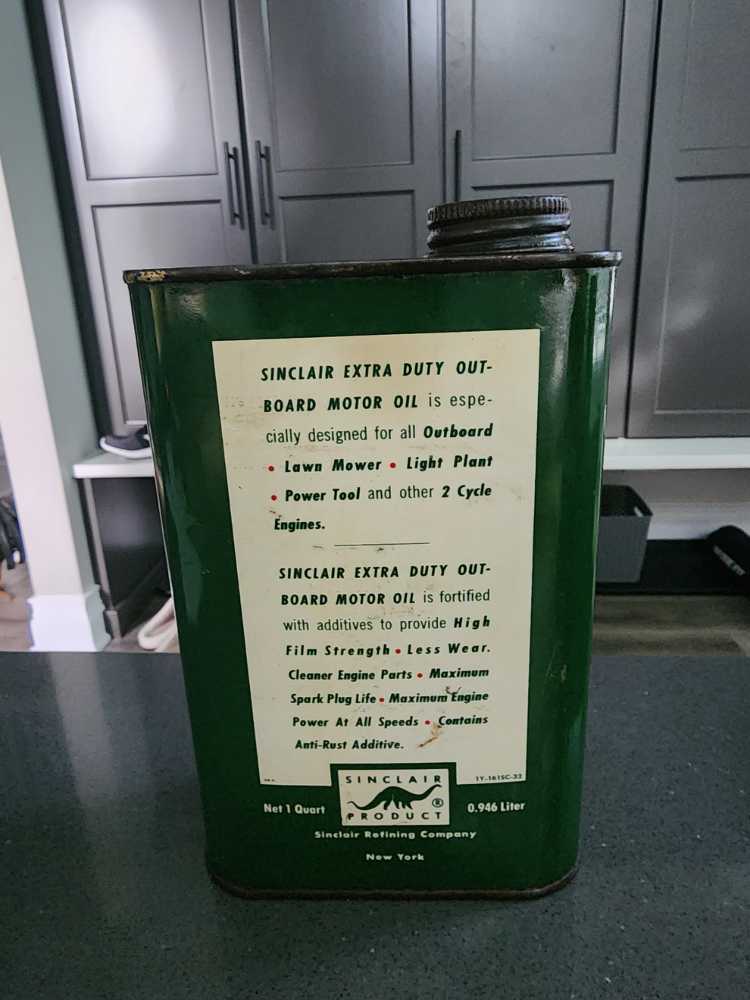 Sinclair Extra Duty Outboard Motor Oil   action figure collectible - Main Image 3