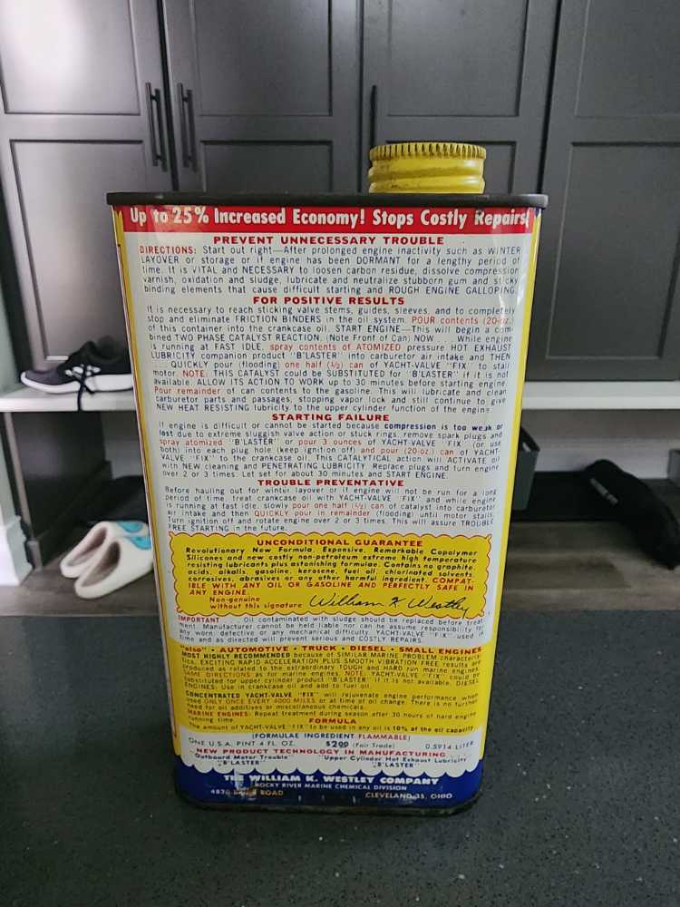 Yacht Valve Fix Pint 4 Oz (Full Can)  action figure collectible - Main Image 3