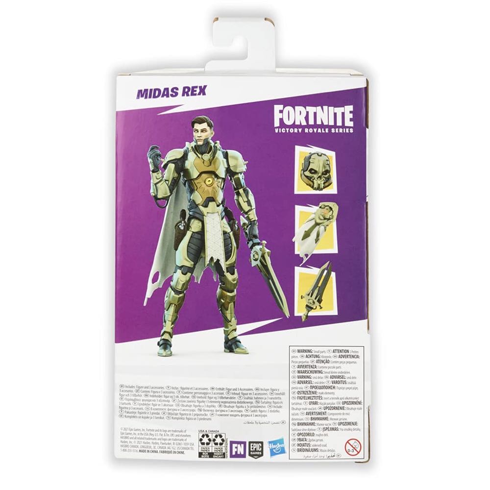 Fortnite: Midas Rex - Jazwares (Fortnite Victory Royale Series) action figure collectible - Main Image 3