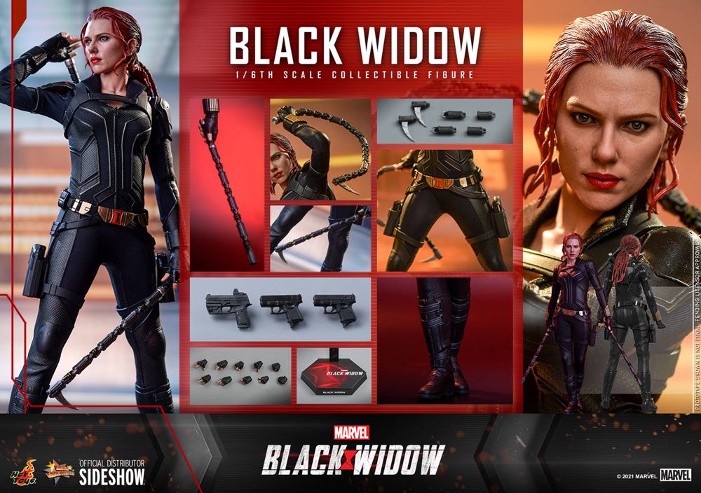 Hot Toys Black Widow (2021) - Hot Toys (Marvel’s Black Widow) action figure collectible [Barcode 4895228608390] - Main Image 4