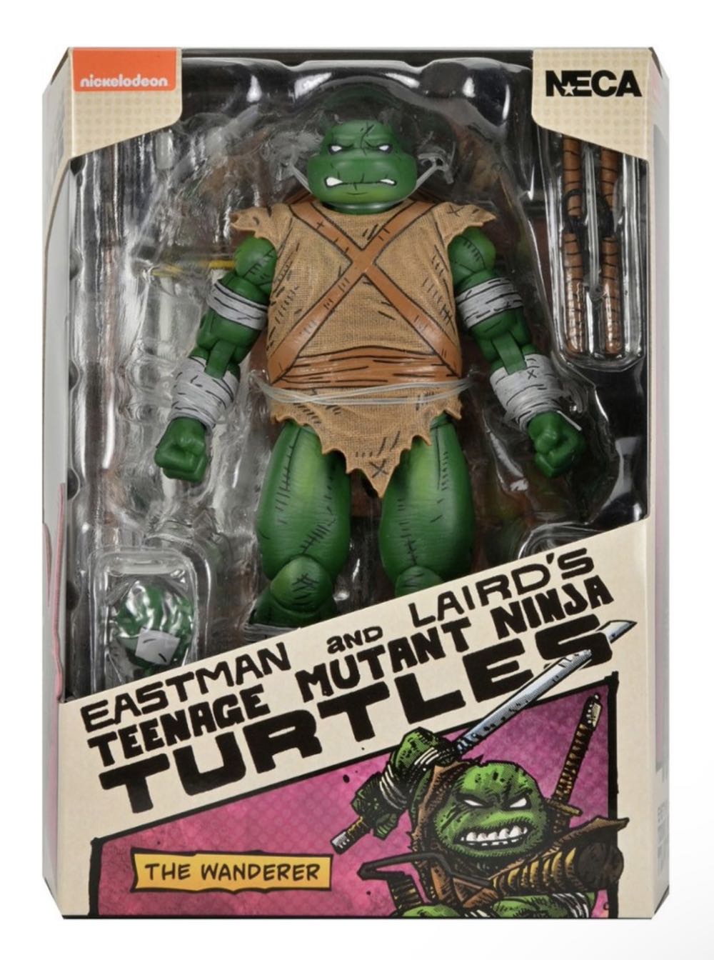 TMNT (Mirage Comics): #12 The Wanderer - Neca/Reel Toys (Teenage Mutant Ninja Turtles) action figure collectible [Barcode 634482543726] - Main Image 2