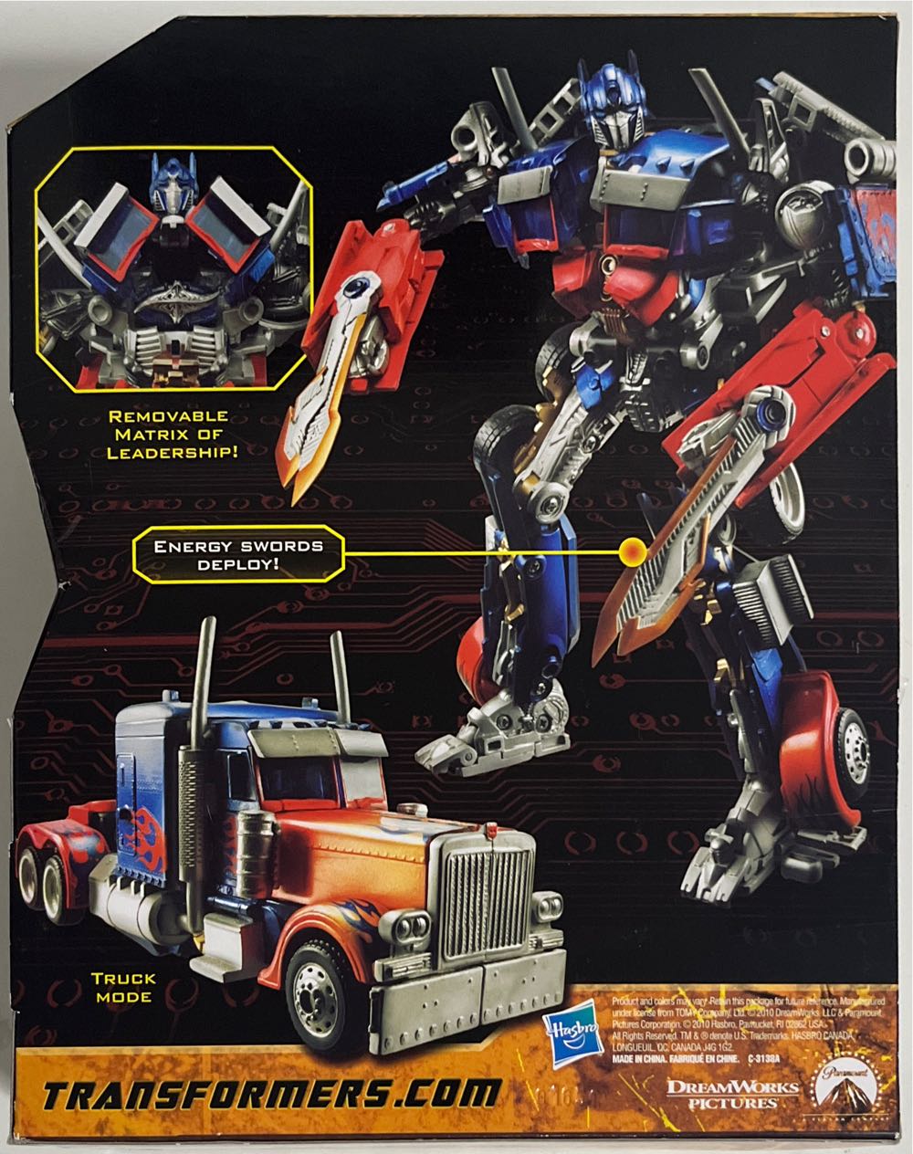Battle Blades Optimus Prime - Hasbro (Transformers: Hunt for The Decepticons) action figure collectible [Barcode 653569503439] - Main Image 2