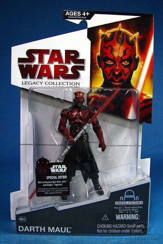Star Wars: Darth Maul (Sith Legacy) - Hasbro (Star Wars Evolutions) action figure collectible - Main Image 2