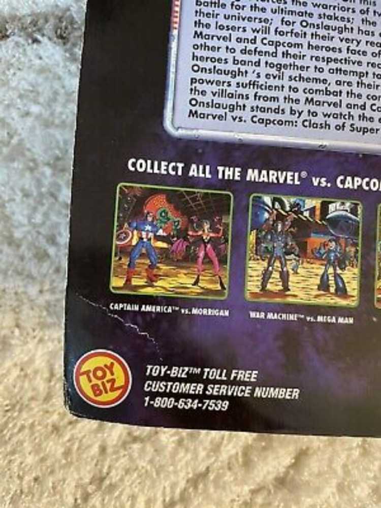 Toybiz Marvel Vs Capcom Venom VS Captain Commando Action Figure RARE   action figure collectible [Barcode 035112482475] - Main Image 3