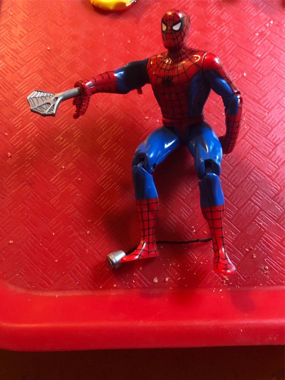 Toy Biz Webshooting Spiderman Loose  action figure collectible - Main Image 1