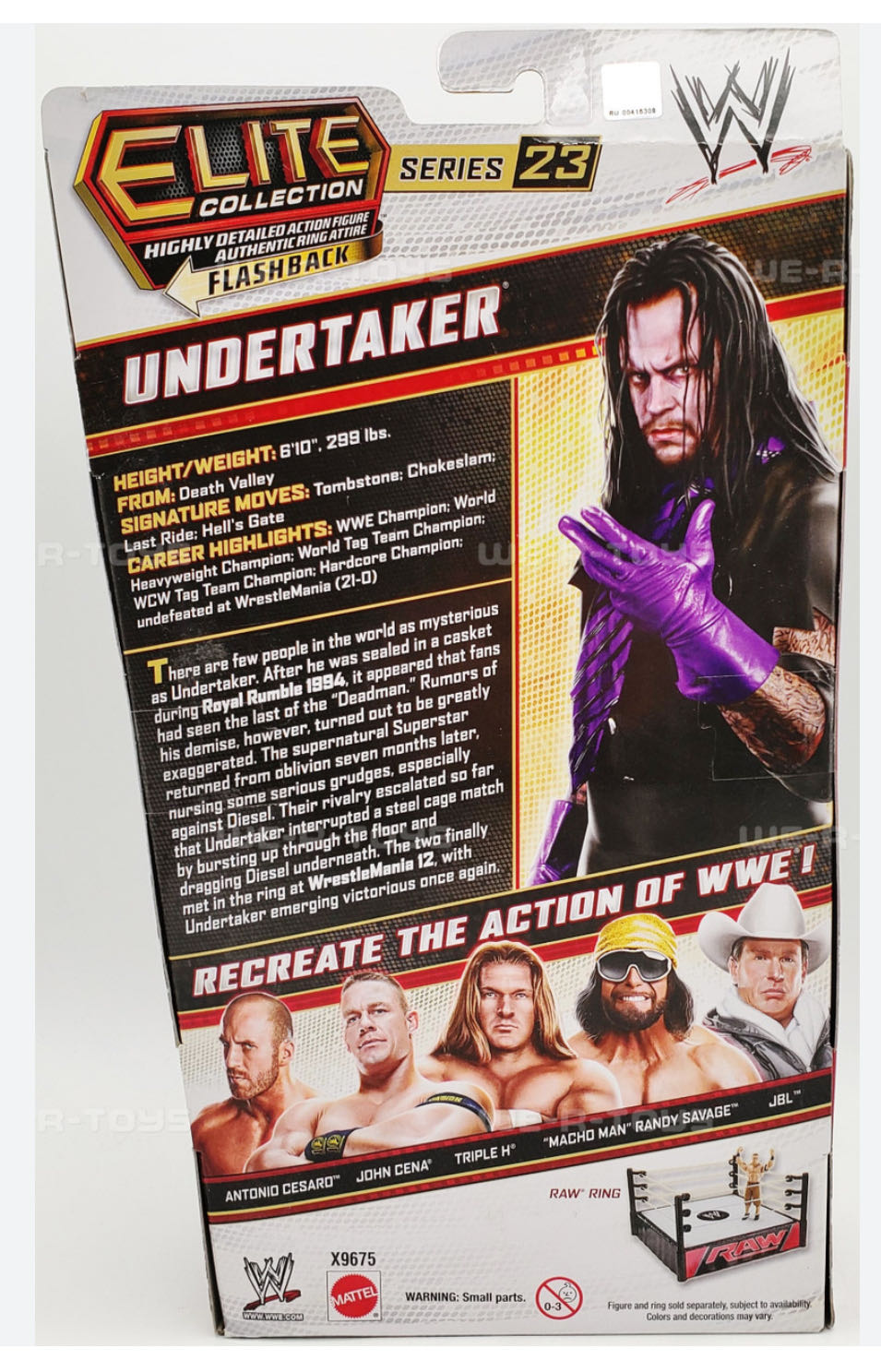 Undertaker - WWE Mattel (Elite Series) action figure collectible - Main Image 2