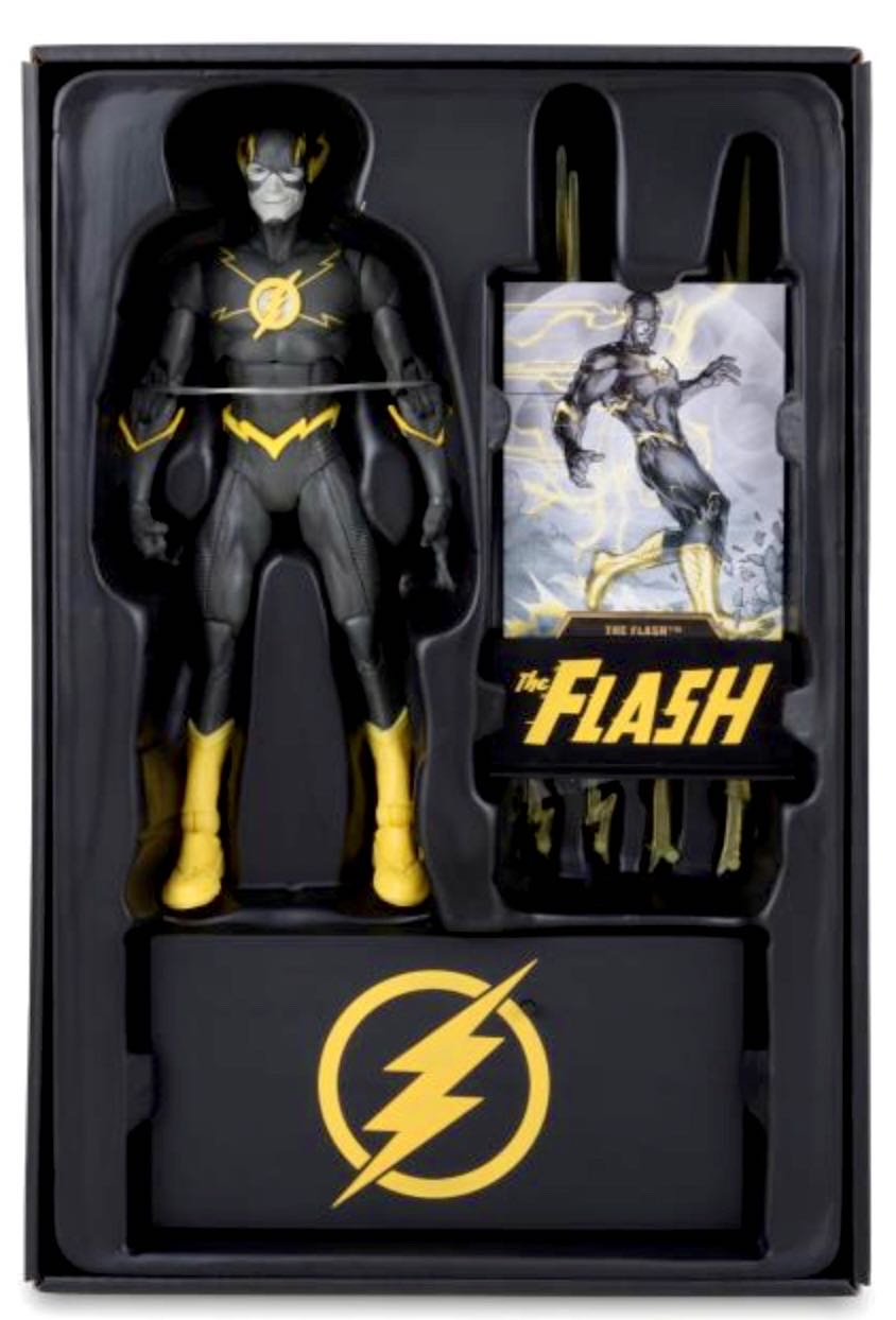 DC Multiverse Rebirth Series THE FLASH B/W BBTS LIMITED EDITION BOXED FIGURE - Mcfarlane (DC Multiverse) action figure collectible - Main Image 2