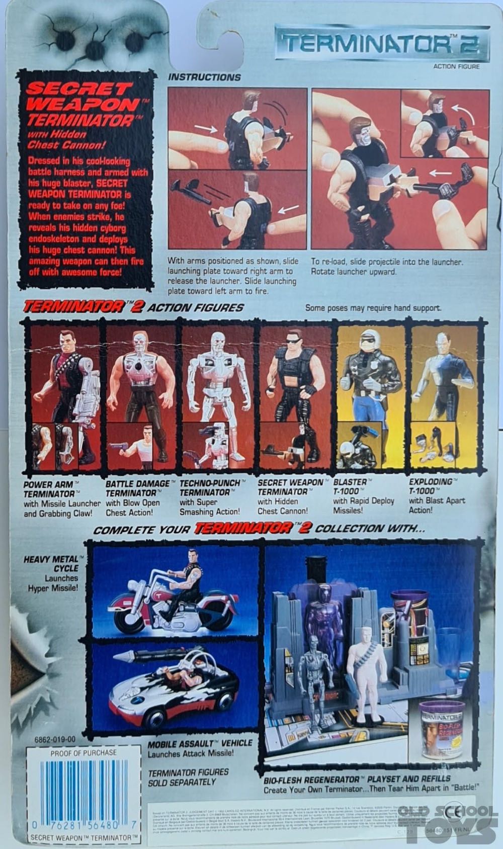 Terminator: Secret Weapon Terminator - Kenner (Terminator 2) action figure collectible - Main Image 3