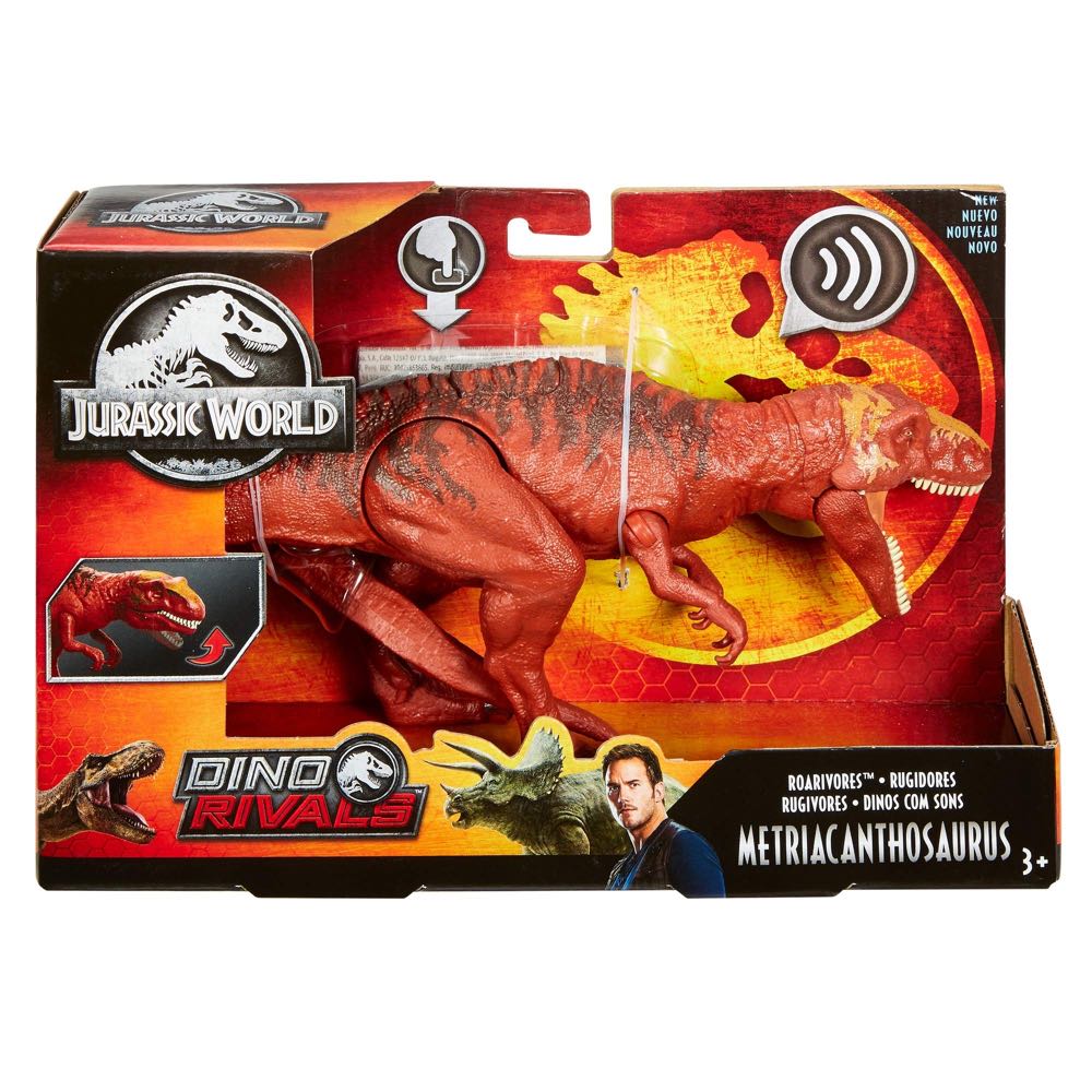Jurassic World: Metriacanthosaurus (red) - Mattel (Jurassic World: Dino Rivals: Roarivores) action figure collectible - Main Image 2