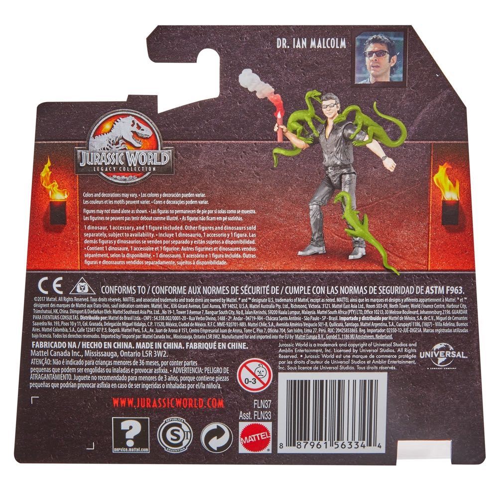 Jurassic World: Dr. Ian Malcolm - Mattel (Jurassic World: Legacy Collection) action figure collectible - Main Image 3