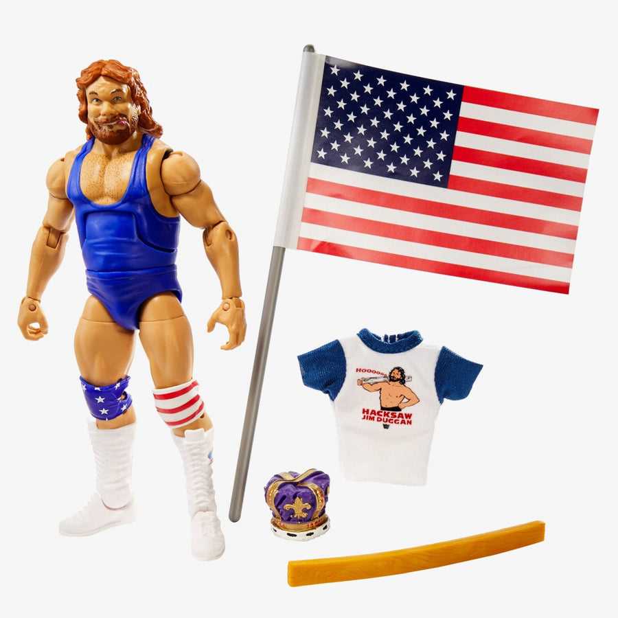 "Hacksaw” Jim Duggan  - Mattel / WWE (Elite - Retrofest Series 2) action figure collectible - Main Image 2