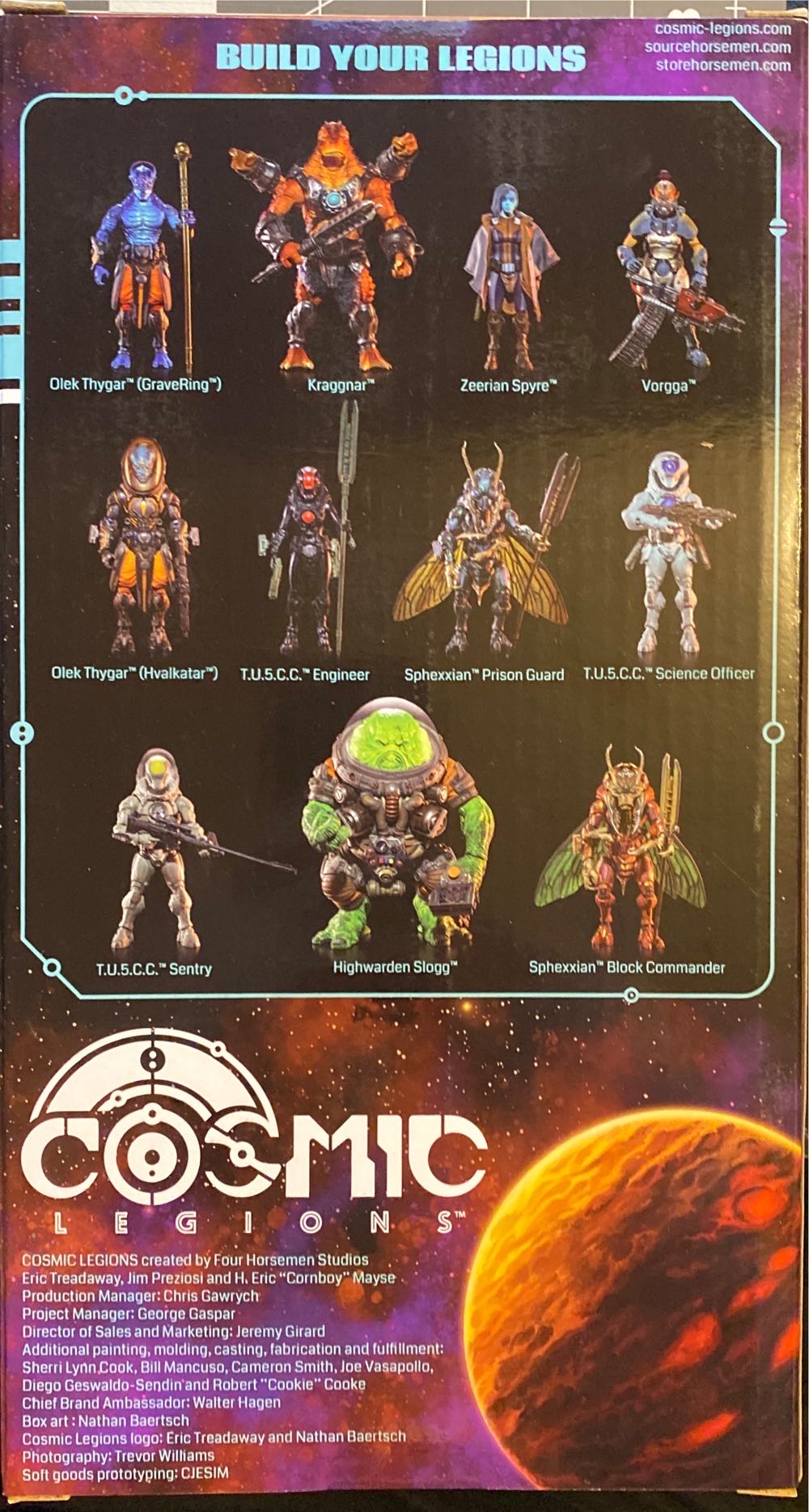 T.U.5.C.C. Hand Pack Cosmic Legions - Four Horsemen (Cosmic Legions) action figure collectible [Barcode 658580361396] - Main Image 4