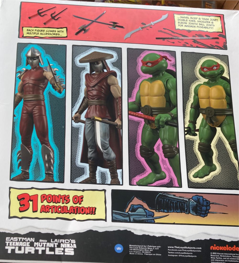 TMNT- Shredder/Donatello/Raphael/Foot Soldier BST AXN  action figure collectible - Main Image 2