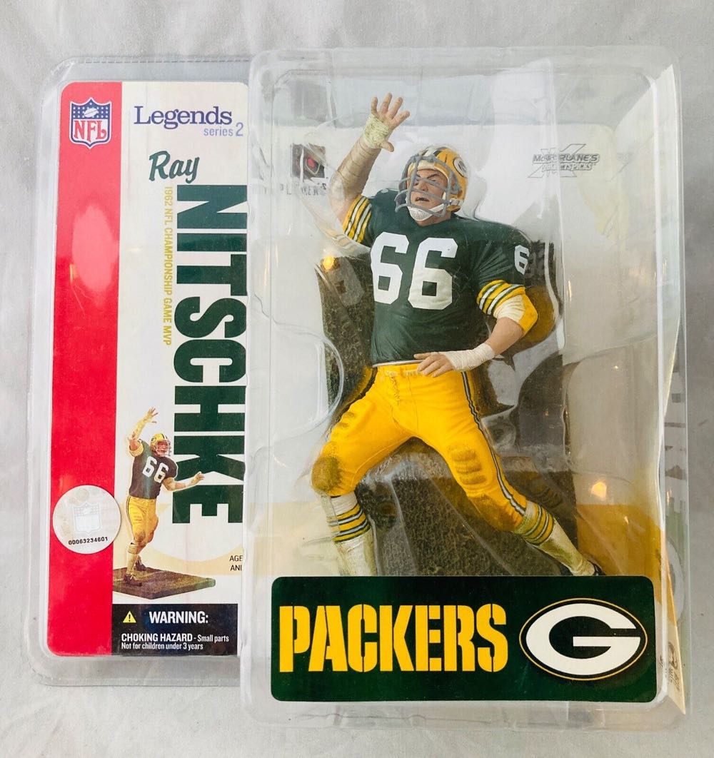 Packers Ray Nitschke  action figure collectible [Barcode 787926743937] - Main Image 2