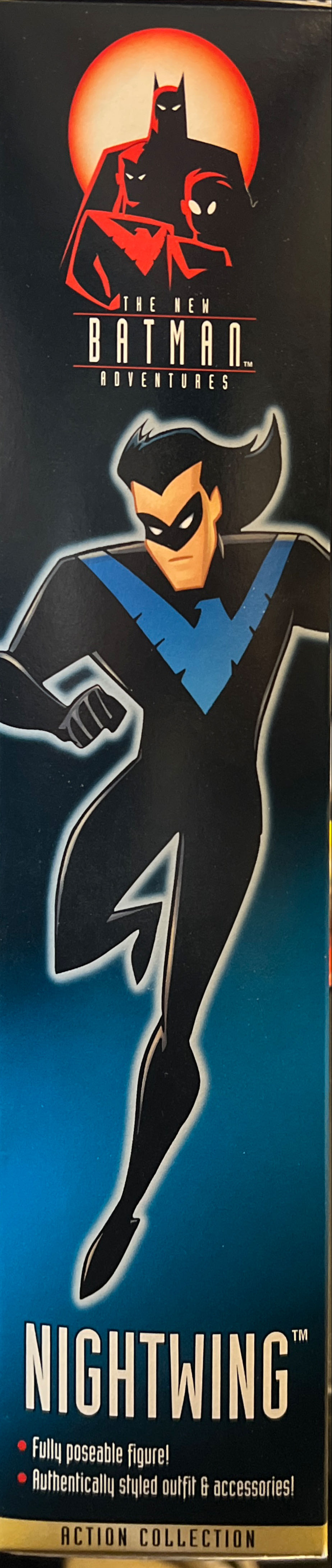 Batman TAS: Nightwing 12” - Kenner (The New Batman Adventures) action figure collectible [Barcode 076281289632] - Main Image 3