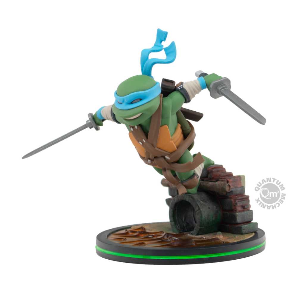 TMNT: Quantum Mechanix Teenage Mutant Ninja Turtles Q-Fig - Leonardo (Loose) - Quantum Mechanix (Teenage Mutant Ninja Turtles) action figure collectible - Main Image 2