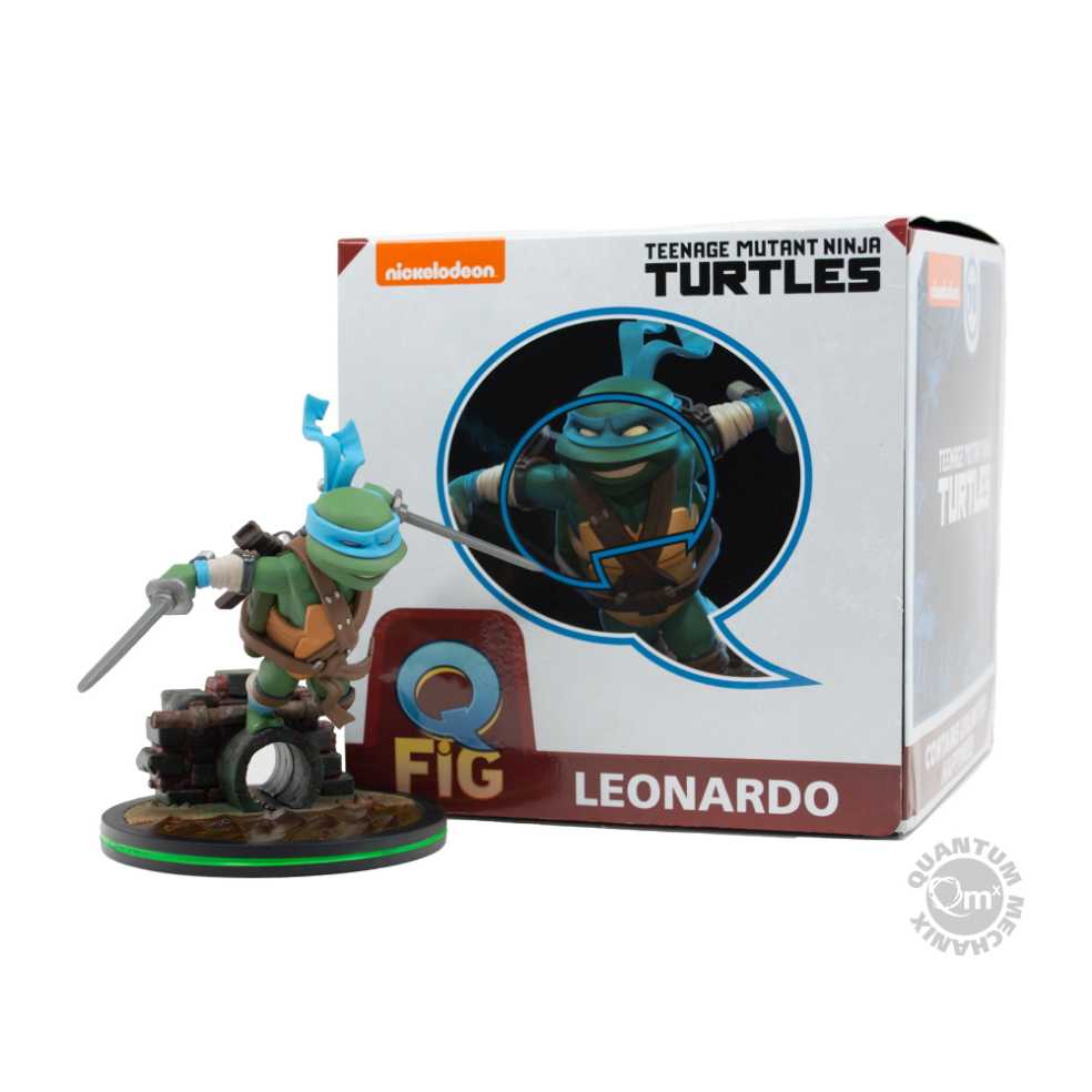 TMNT: Quantum Mechanix Teenage Mutant Ninja Turtles Q-Fig - Leonardo (Loose) - Quantum Mechanix (Teenage Mutant Ninja Turtles) action figure collectible - Main Image 3