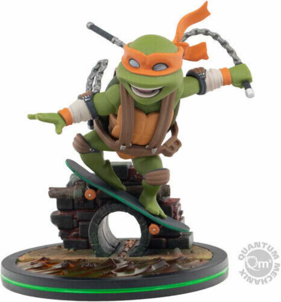 TMNT: Quantum Mechanix Teenage Mutant Ninja Turtles Q-Fig - Michelangelo (Loose) - Quantum Mechanix (Teenage Mutant Ninja Turtles) action figure collectible - Main Image 2