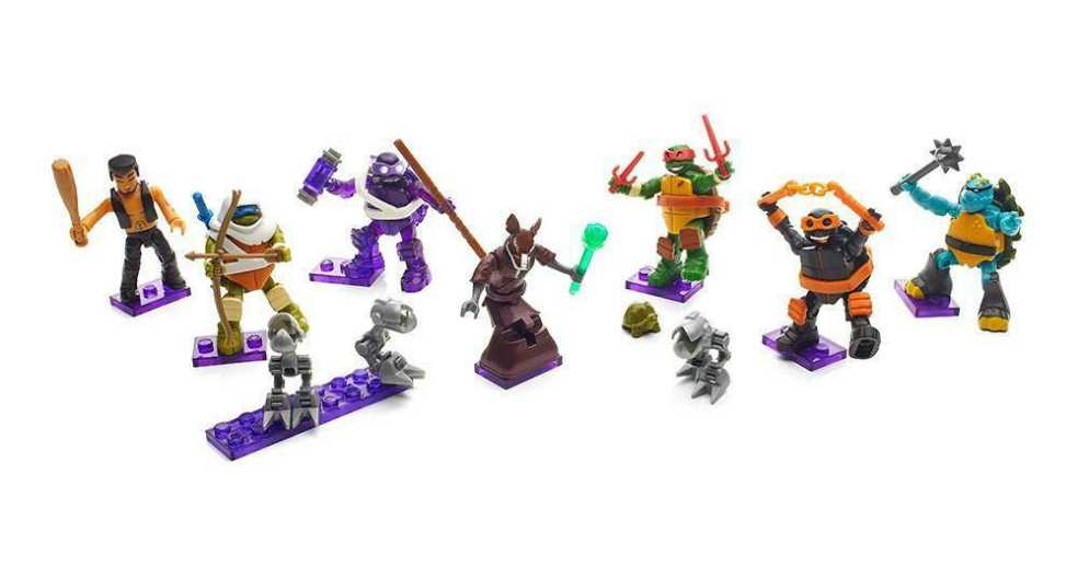 TMNT: Mega Construx Teenage Mutant Ninja Turtles Blind Bag Series 2 - Michelangelo (Loose) - Mega Construx (Teenage Mutant Ninja Turtles) action figure collectible - Main Image 4